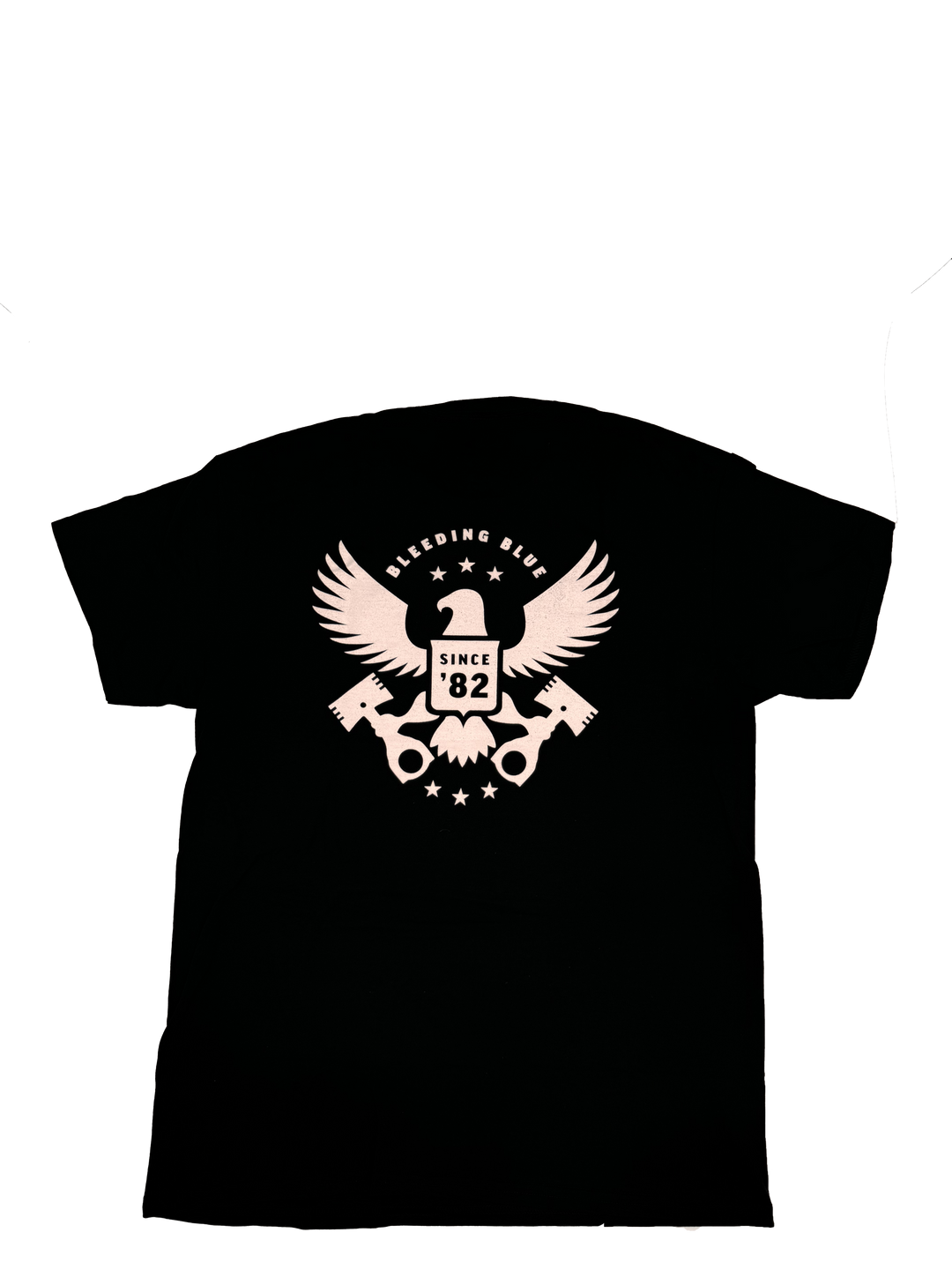 Black BluePrint Engines Bleeding Blue T-Shirt