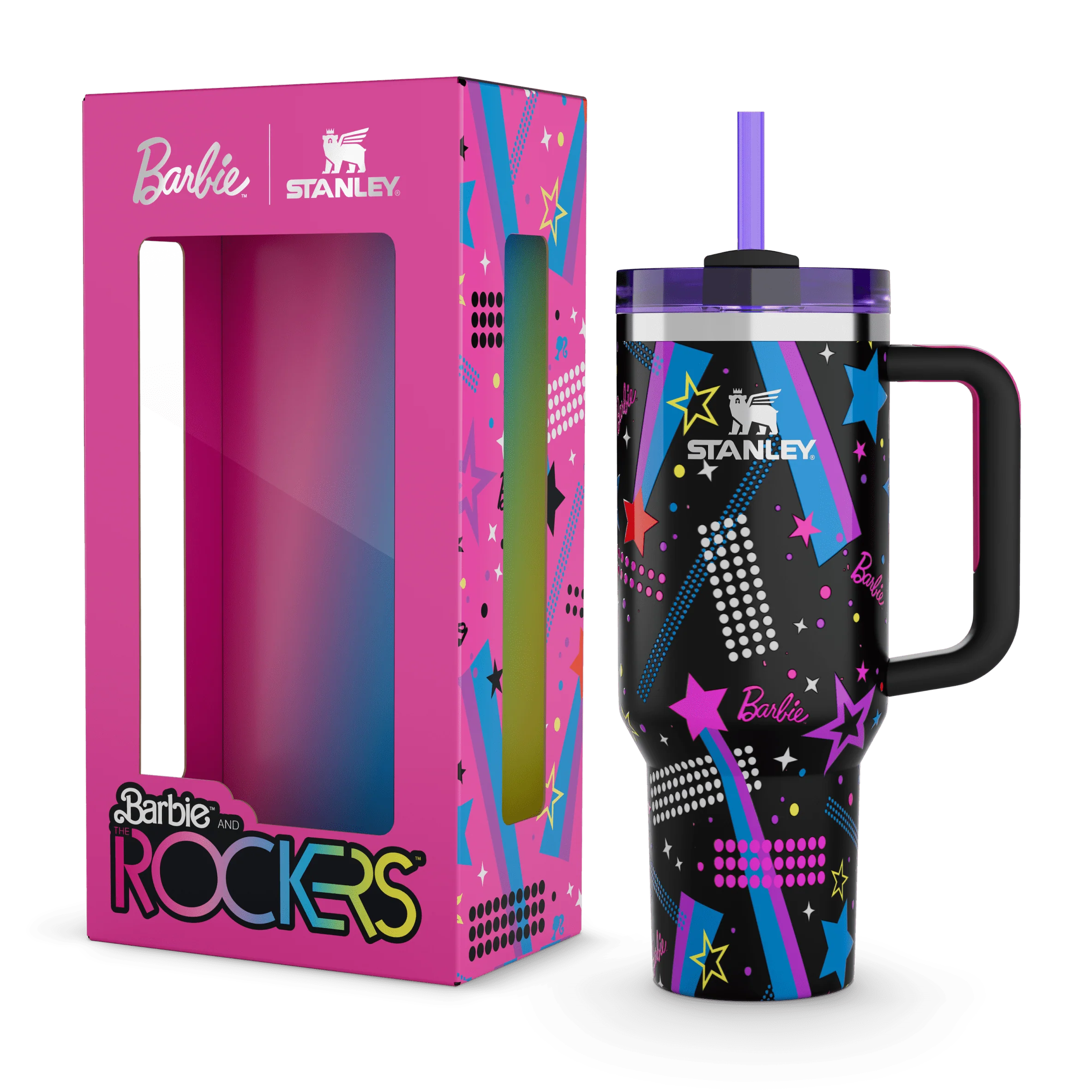 The Barbie™ x Stanley ’80s Rockers Quencher | 40 OZ (Vault)