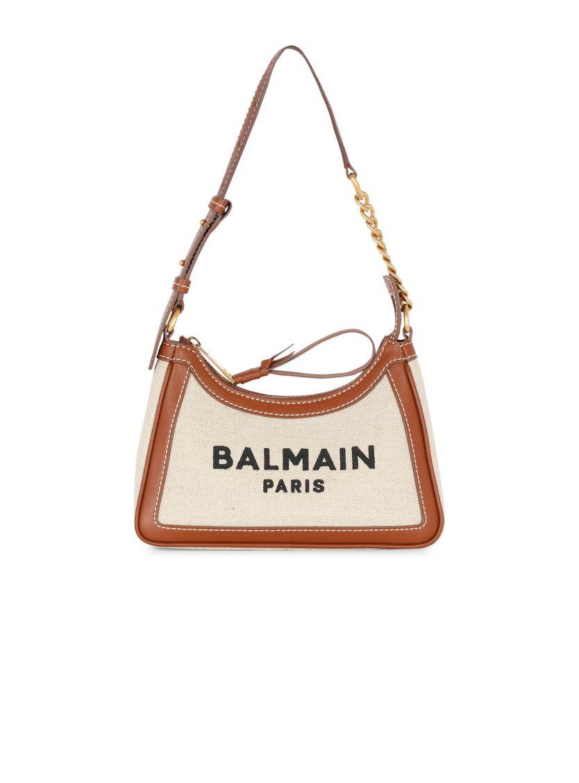 B-Army Shoulder canvas and leather bag