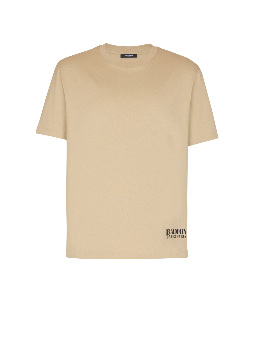 Small Balmain Stamp printed T-shirt