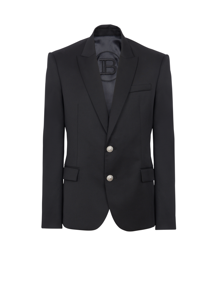 2-button wool jacket