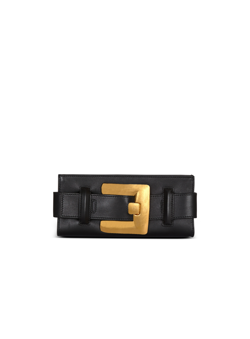 Anthem calfskin leather clutch