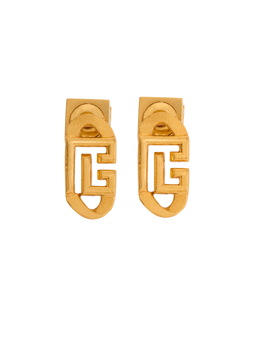 Sync PB brass earrings