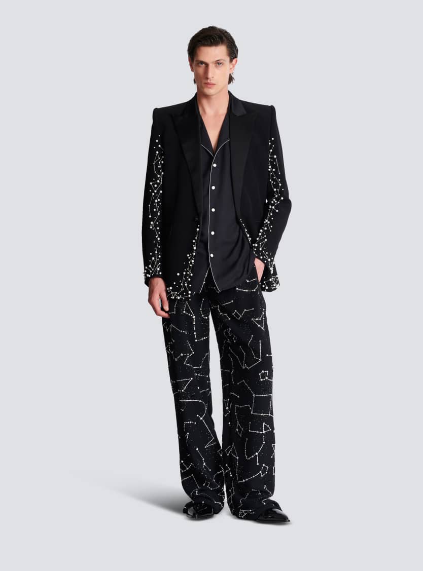 Pyjama shirt with 9 planets print