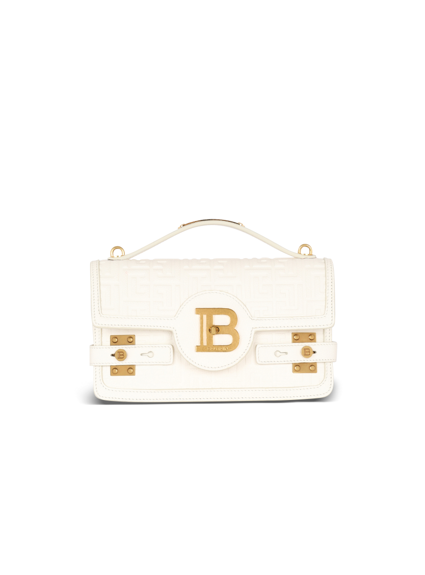 B-Buzz 24 monogrammed grained leather bag