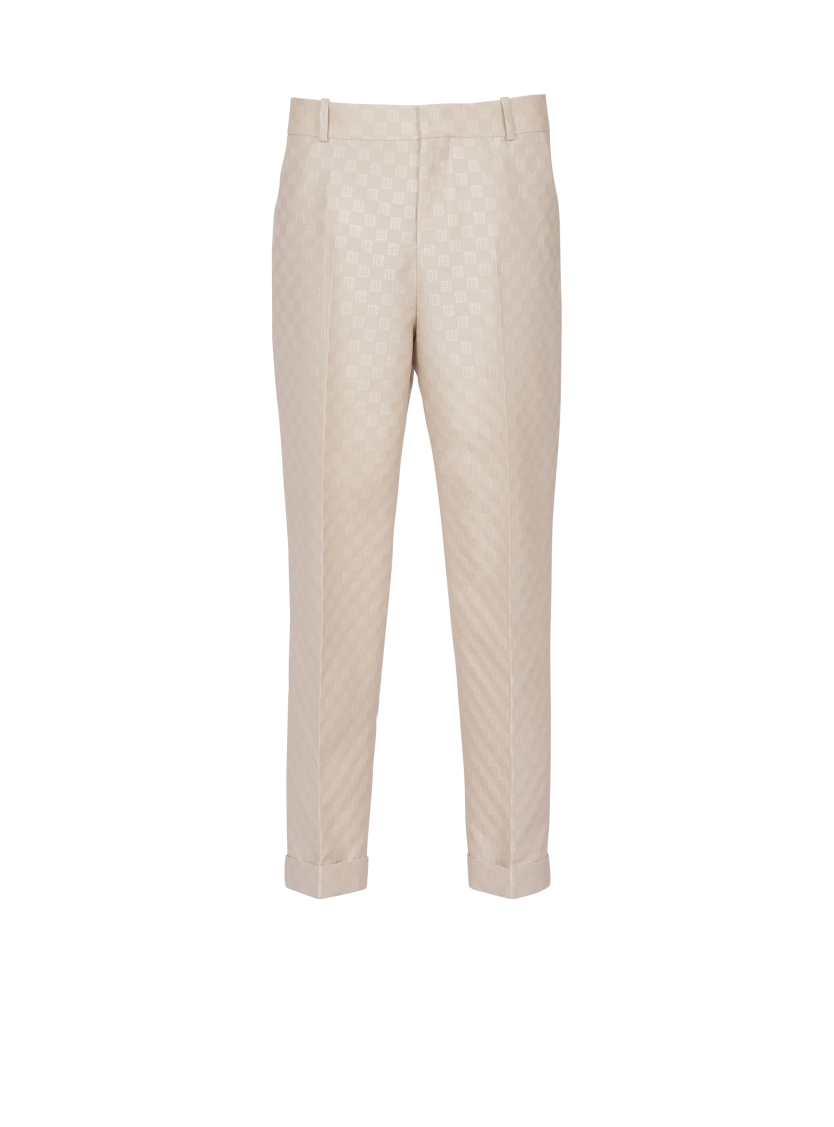 PB Labyrinth jacquard straight-leg trousers