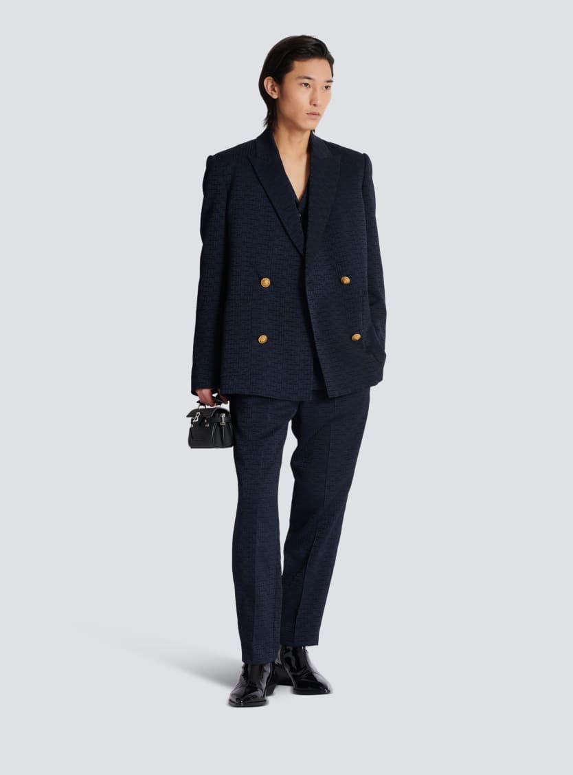 PB Labyrinth satin jacquard blazer