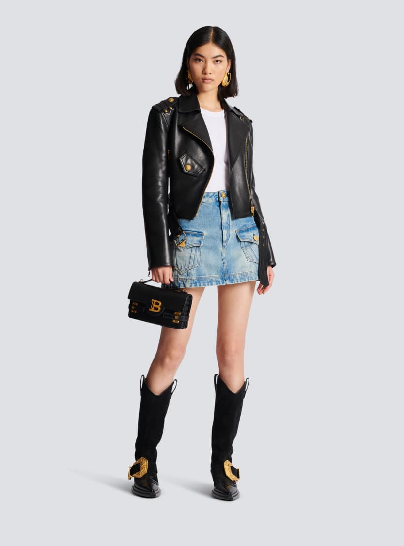 Balmain flocked tank top