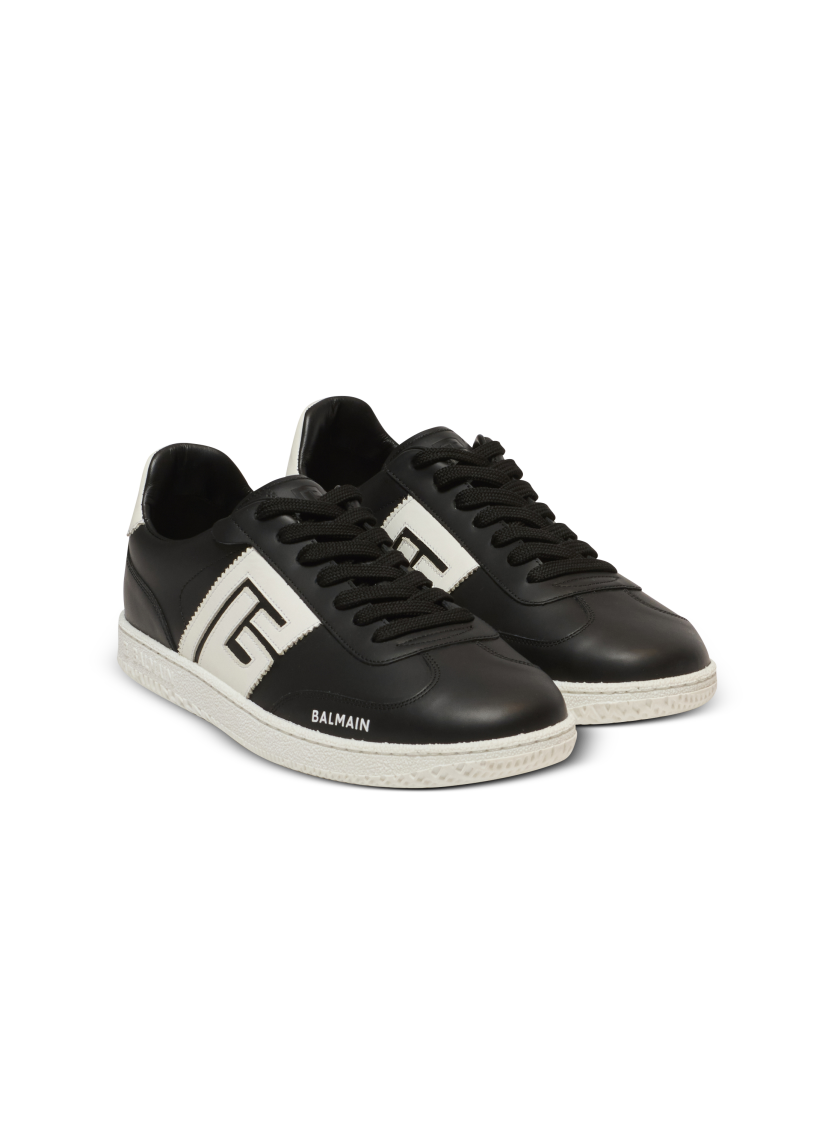 Calfskin Balmain Swan trainers