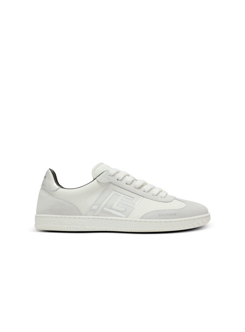 Suede Balmain Swan trainers