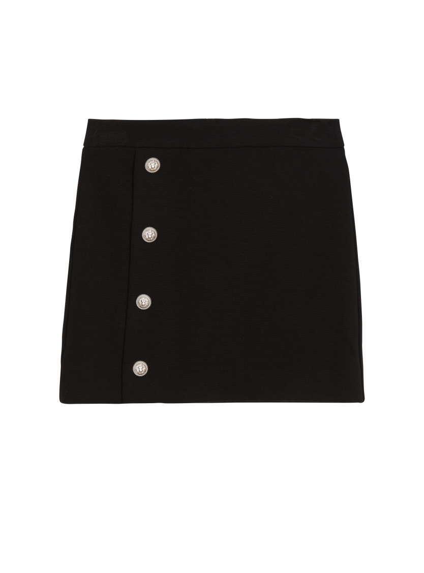 Short buttoned skirt