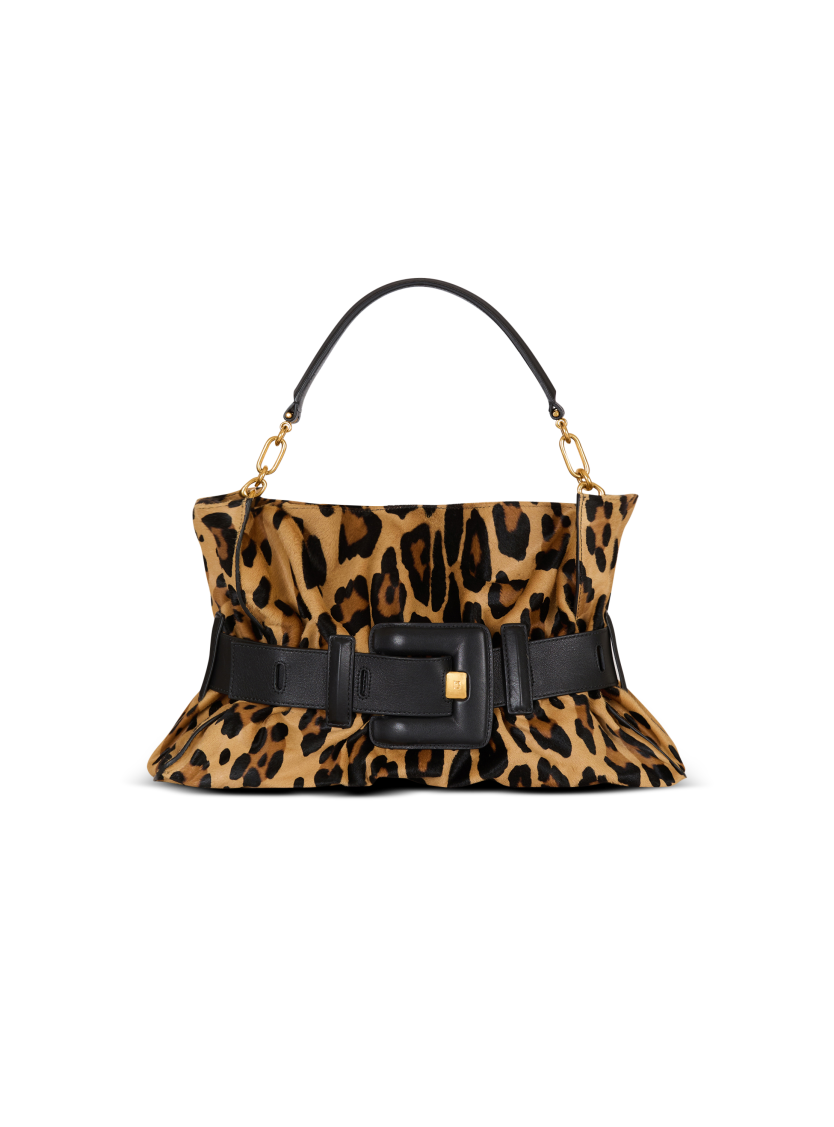 Anthem Medium ponyskin-style leopard print bag