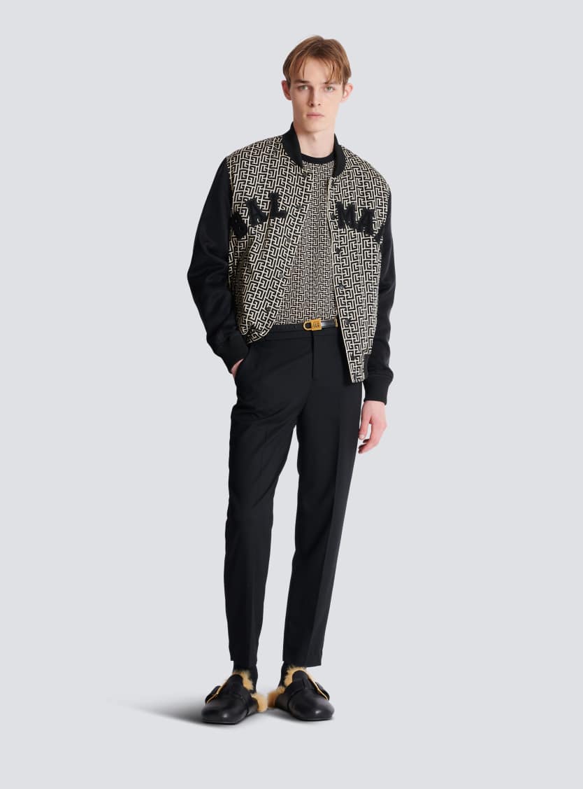 Monogram jacquard T-shirt