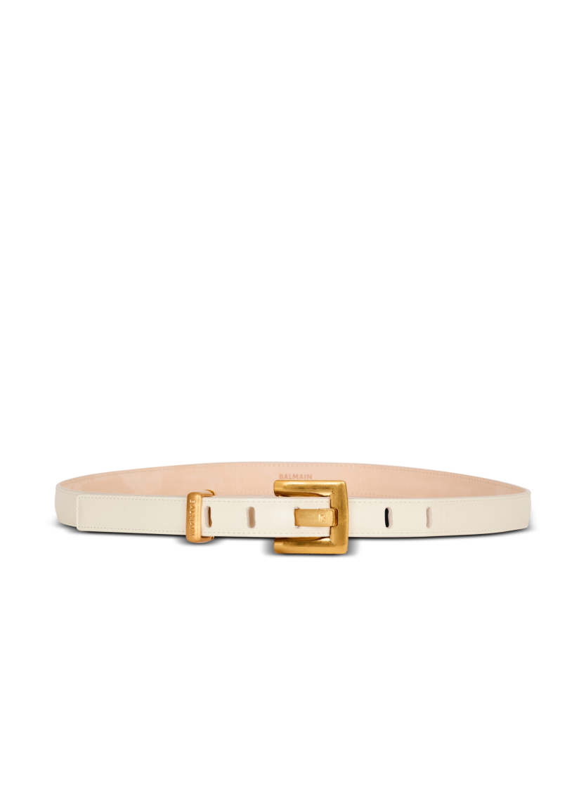 Anthem narrow leather belt