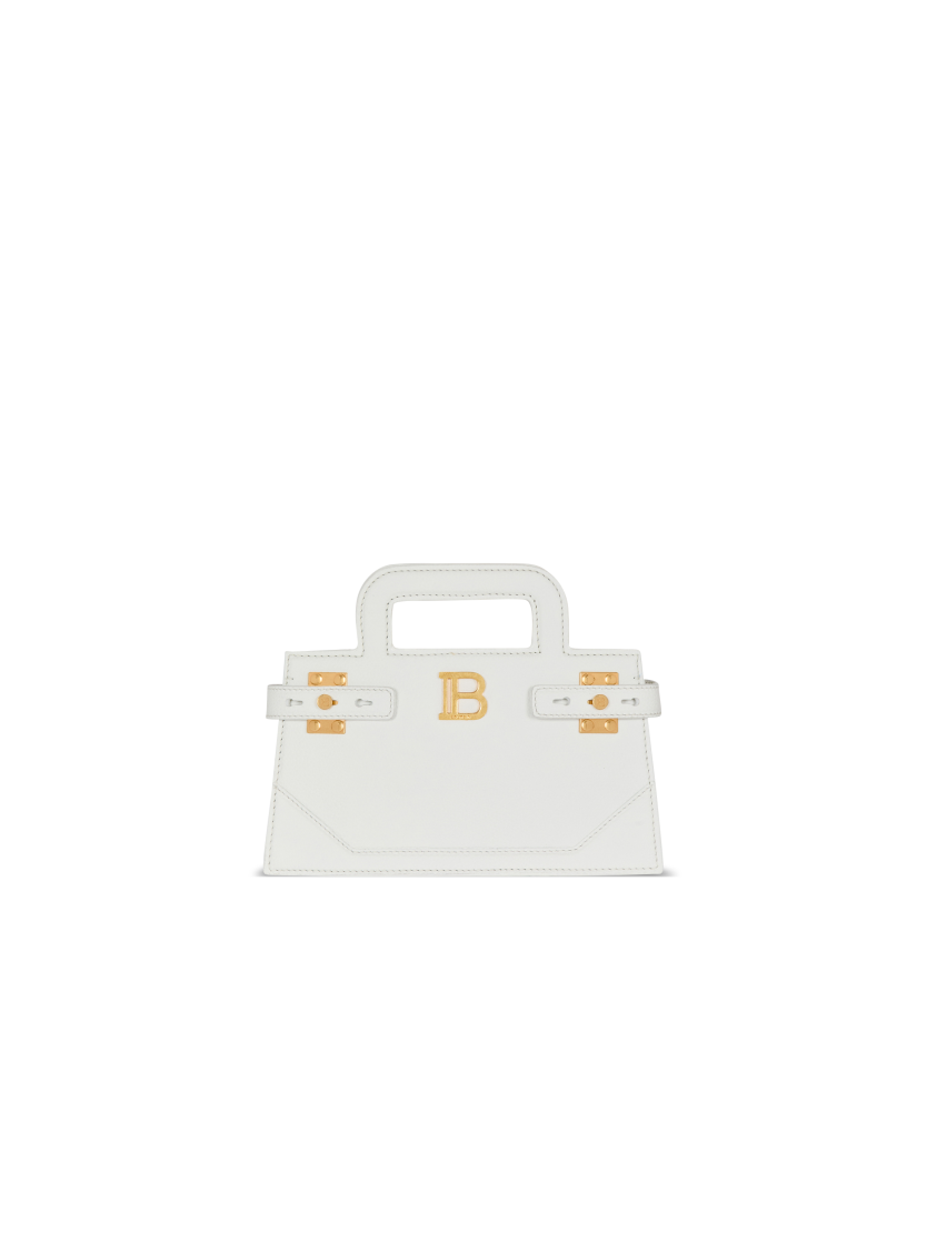 Small B-Buzz Top Handle bag in grained leather