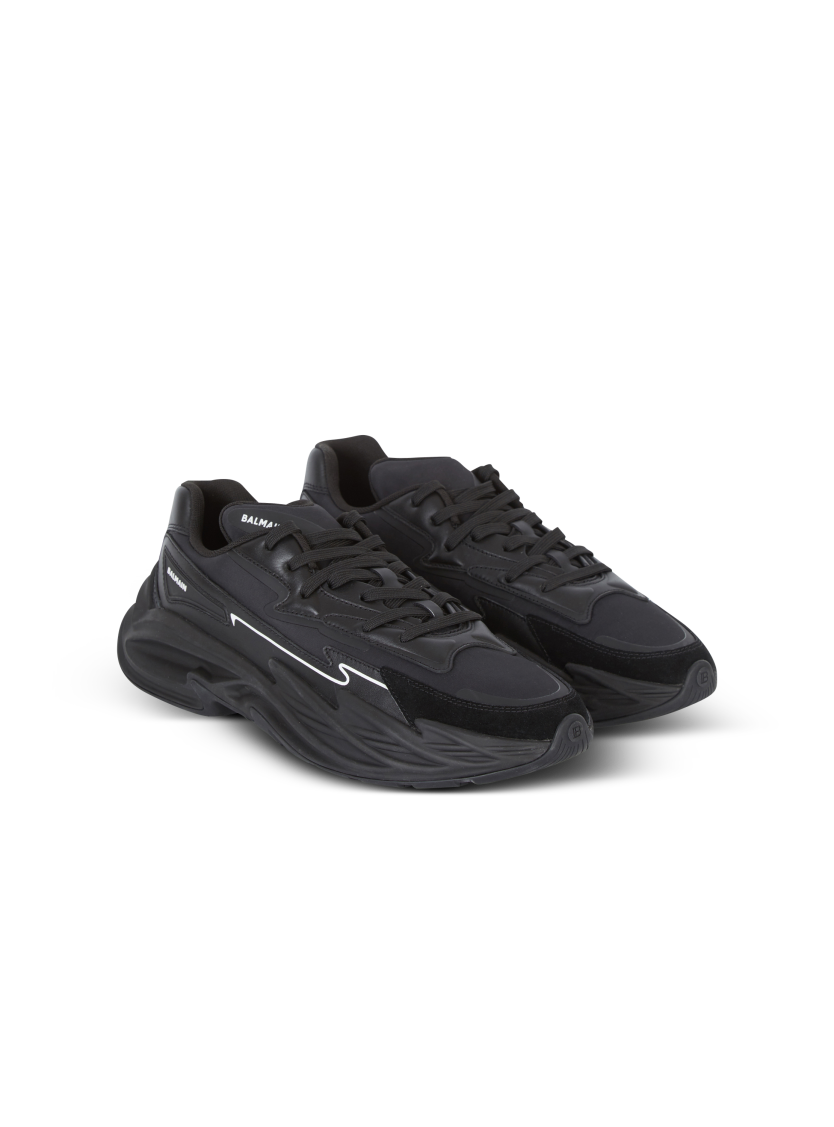 Run-Row leather sneakers
