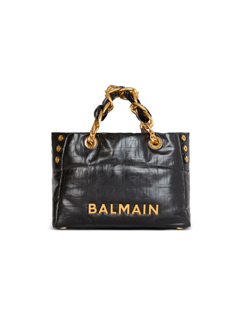 Small 1945 Soft tote bag in crackled calfskin