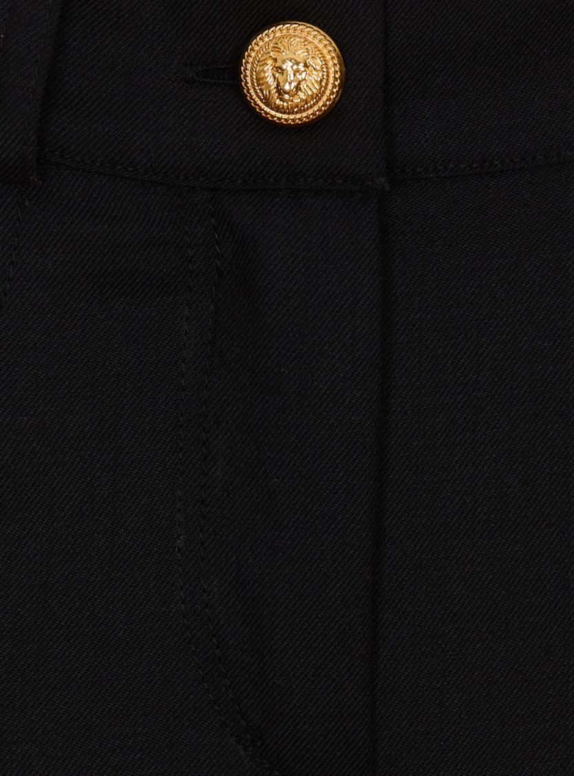 Plain flared skirt