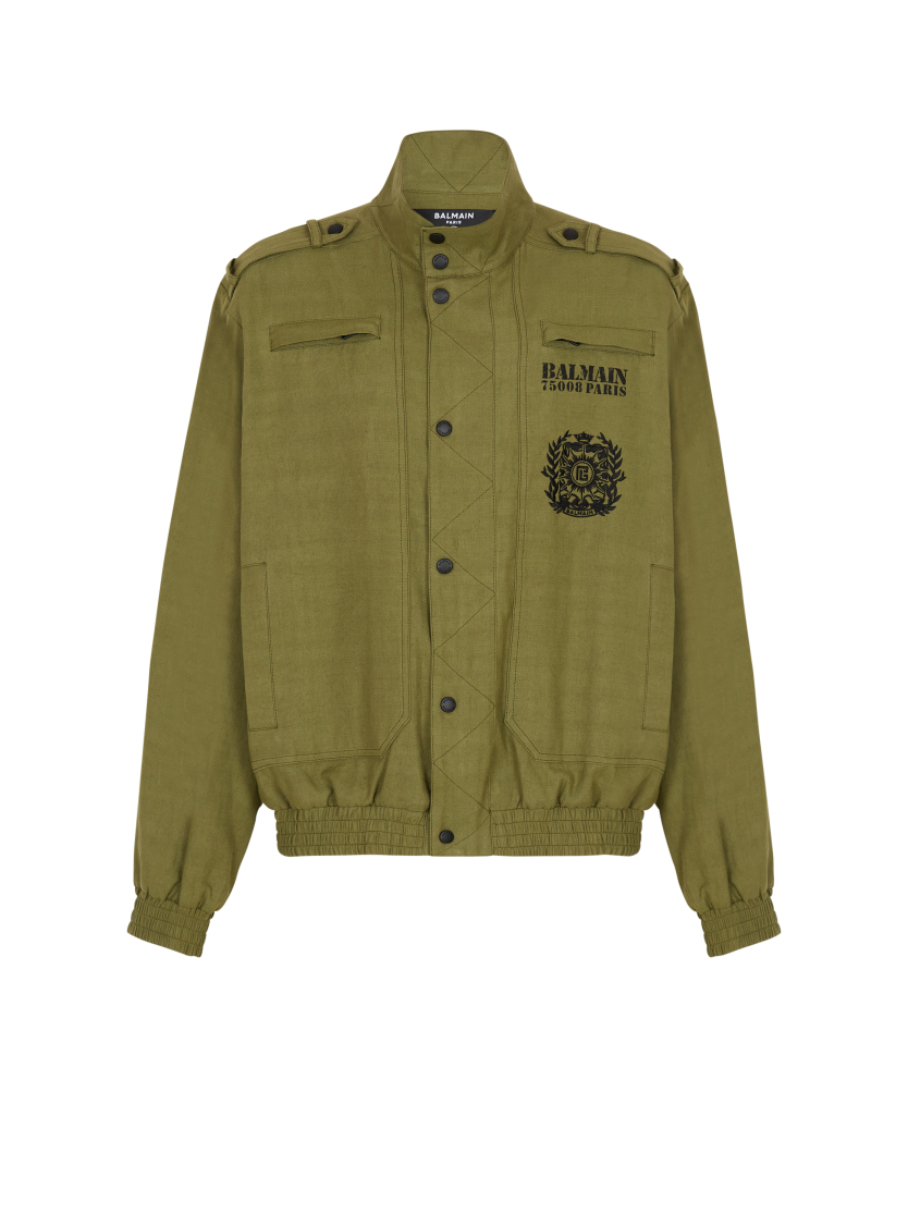 Cotton aviator-style jacket