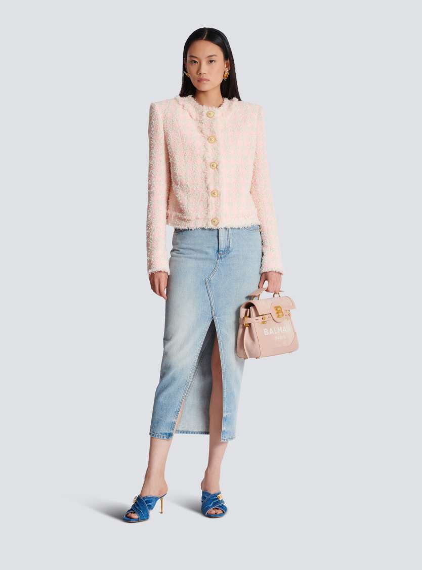5-button tweed jacket