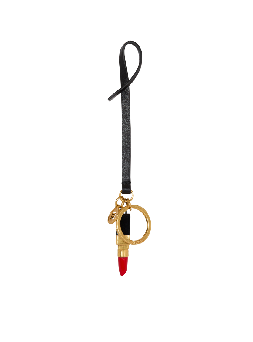 Brass Lipstick charm