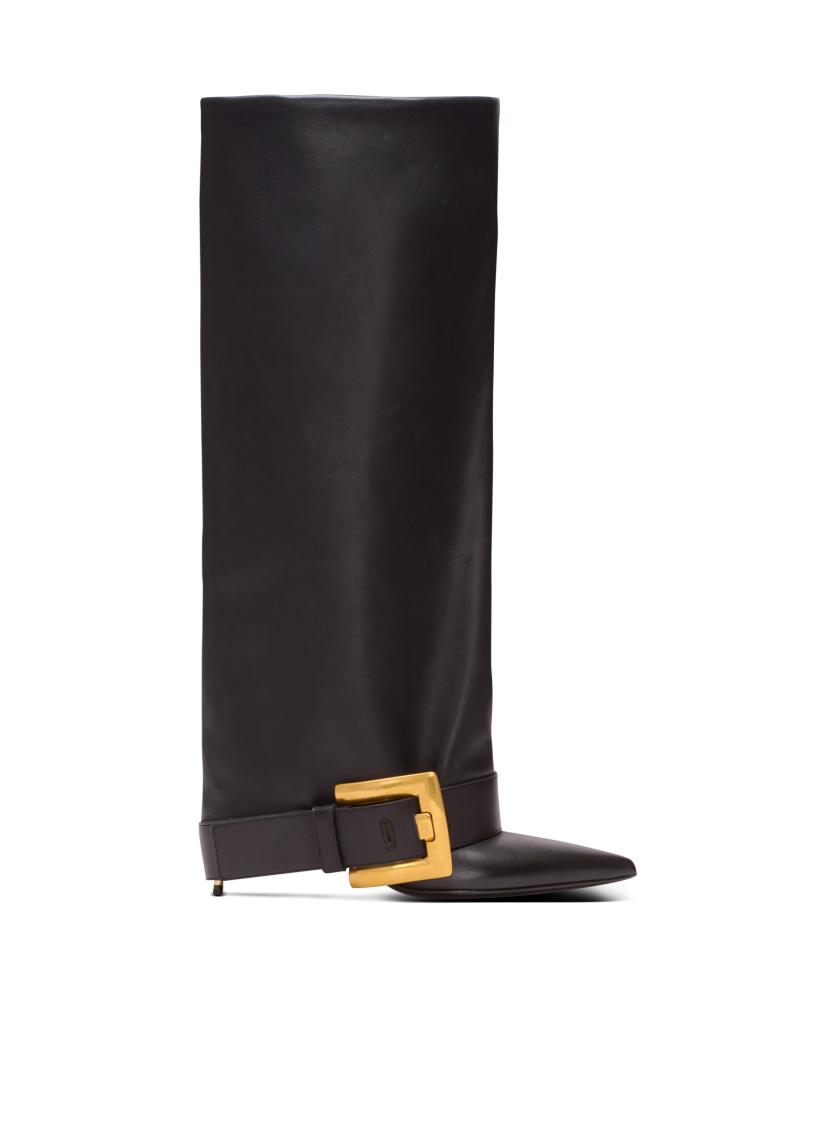 Anthem calfskin leather boots