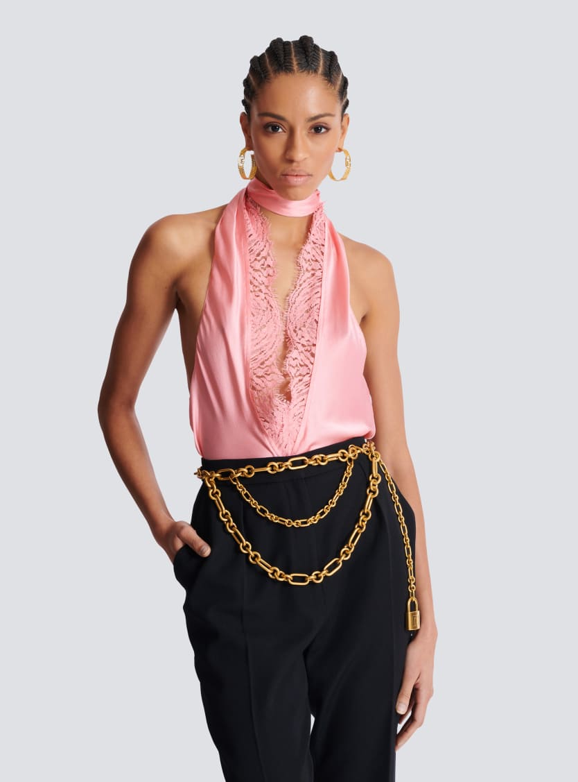 Sync brass chain belt