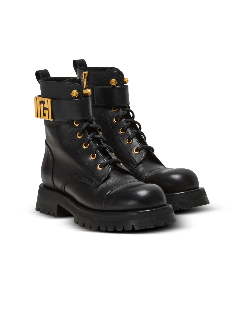 Charlie leather ranger boots