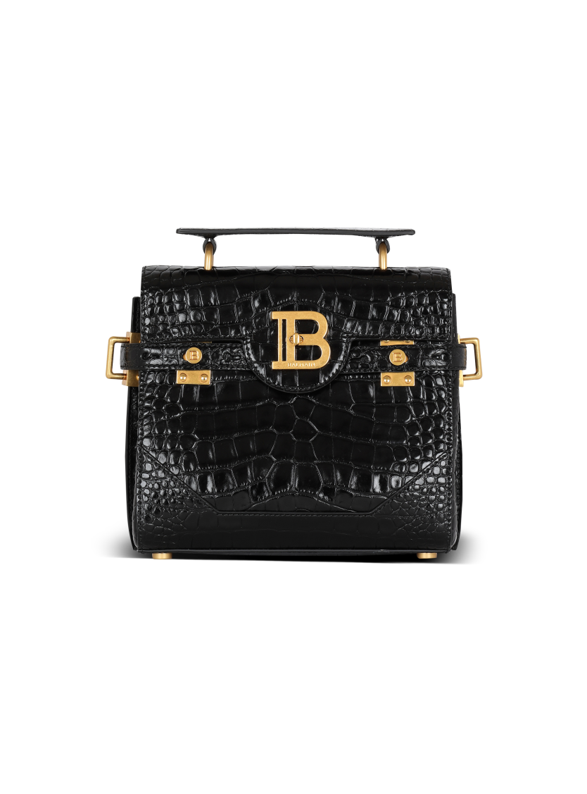 B-Buzz 23 bag in crocodile-print leather