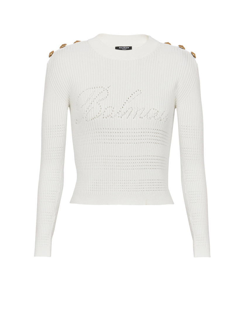 Balmain Signature knit jumper