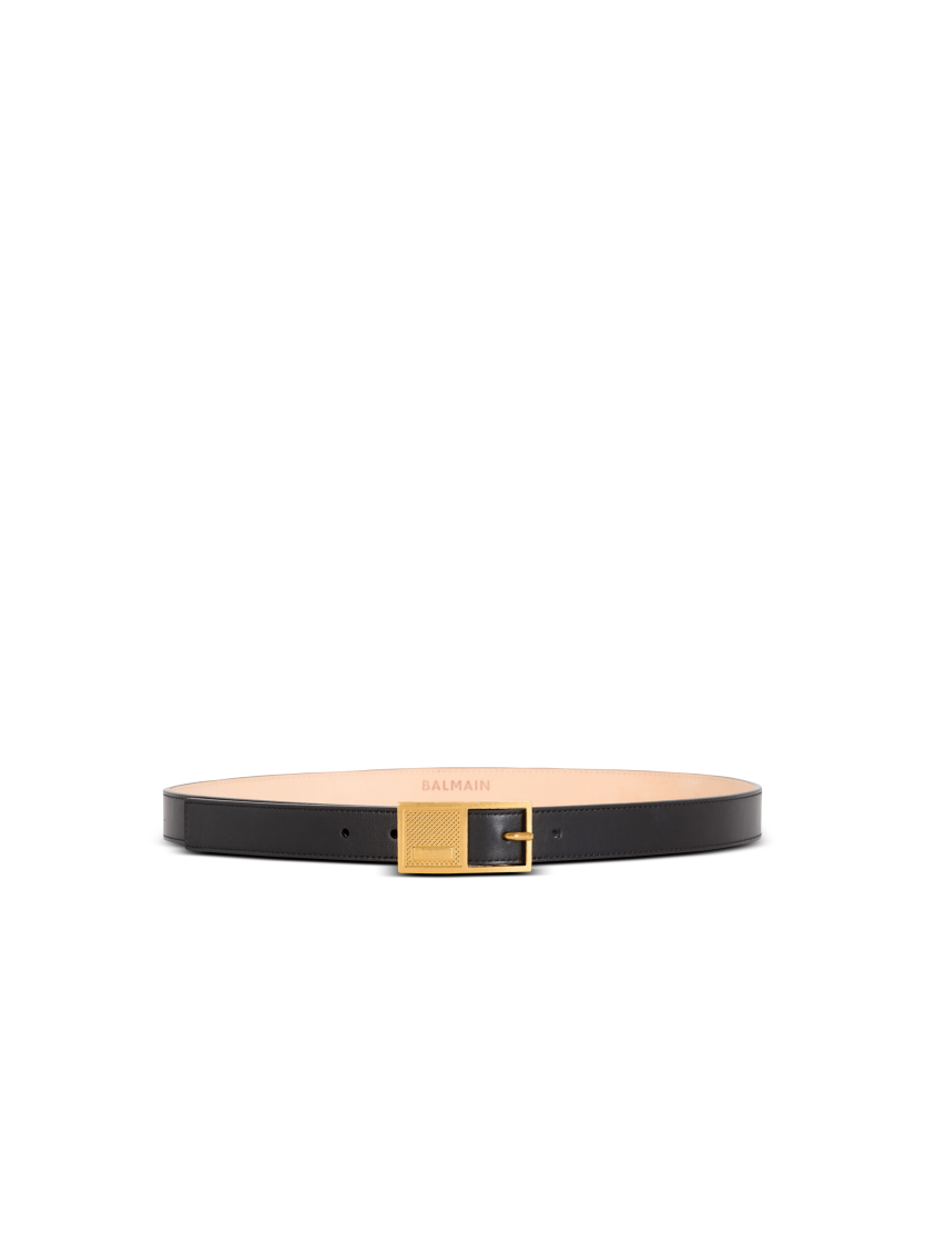 Thin Signature calfskin belt