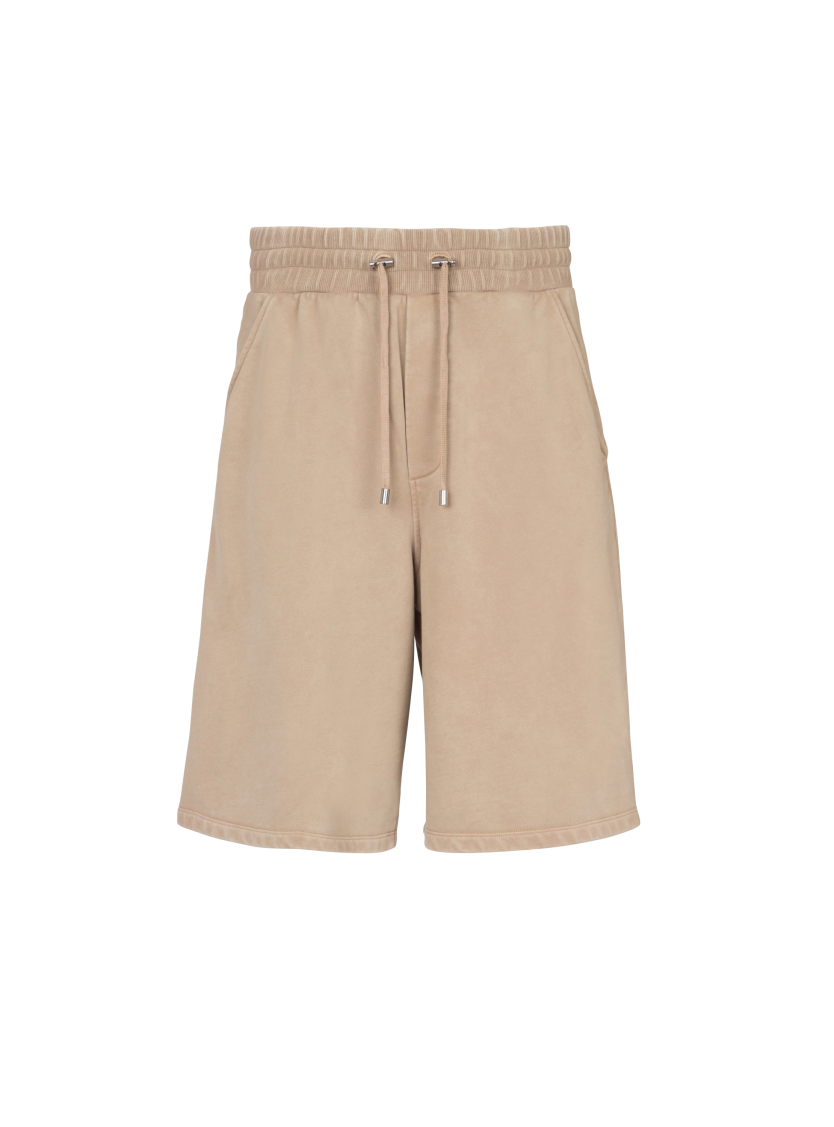 Bermuda shorts with vintage embroidery