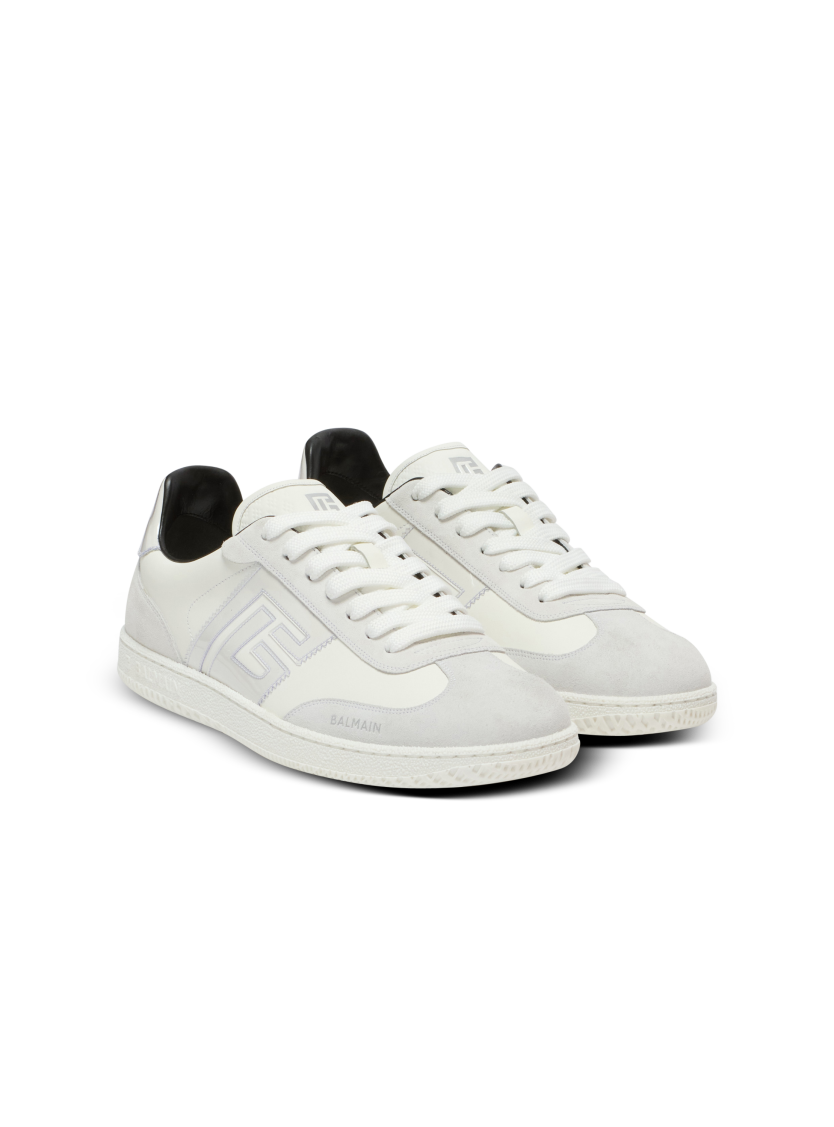 Suede Balmain Swan trainers