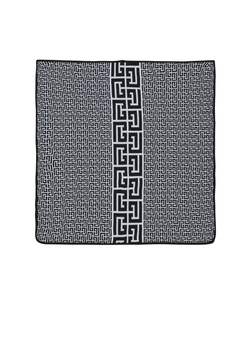 Baby blanket with PB Labyrinth monogram