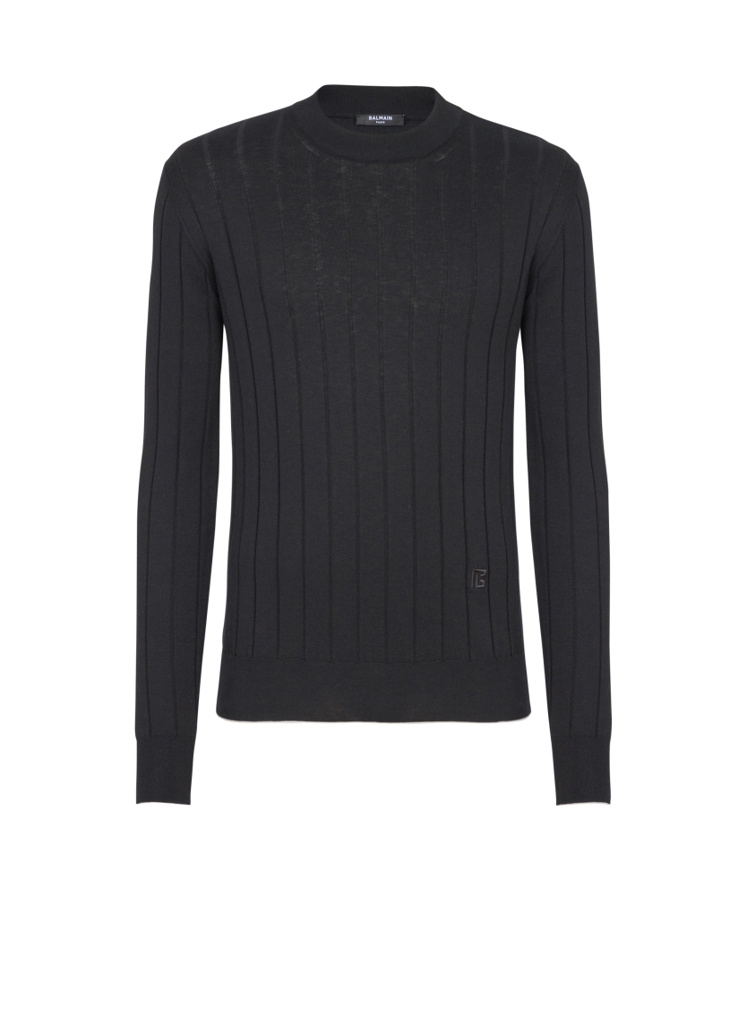 Silk and cotton knit PB jumper