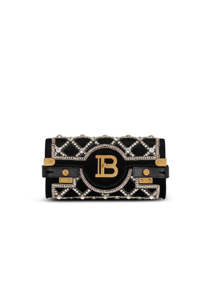 B-Buzz 23 velvet and pearl clutch