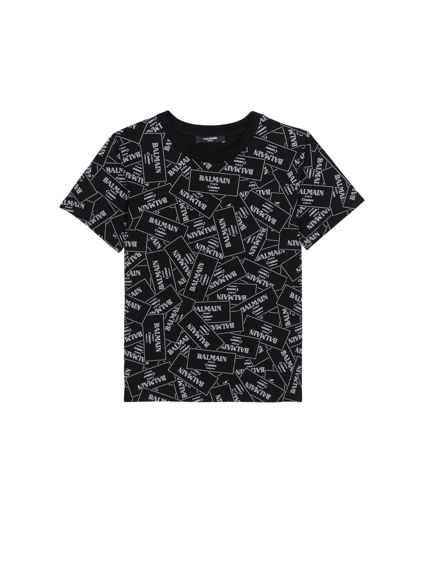 T-shirt with Balmain Couture print