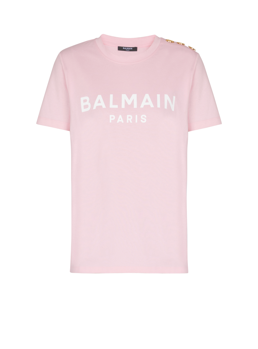T-shirt with Balmain Paris print