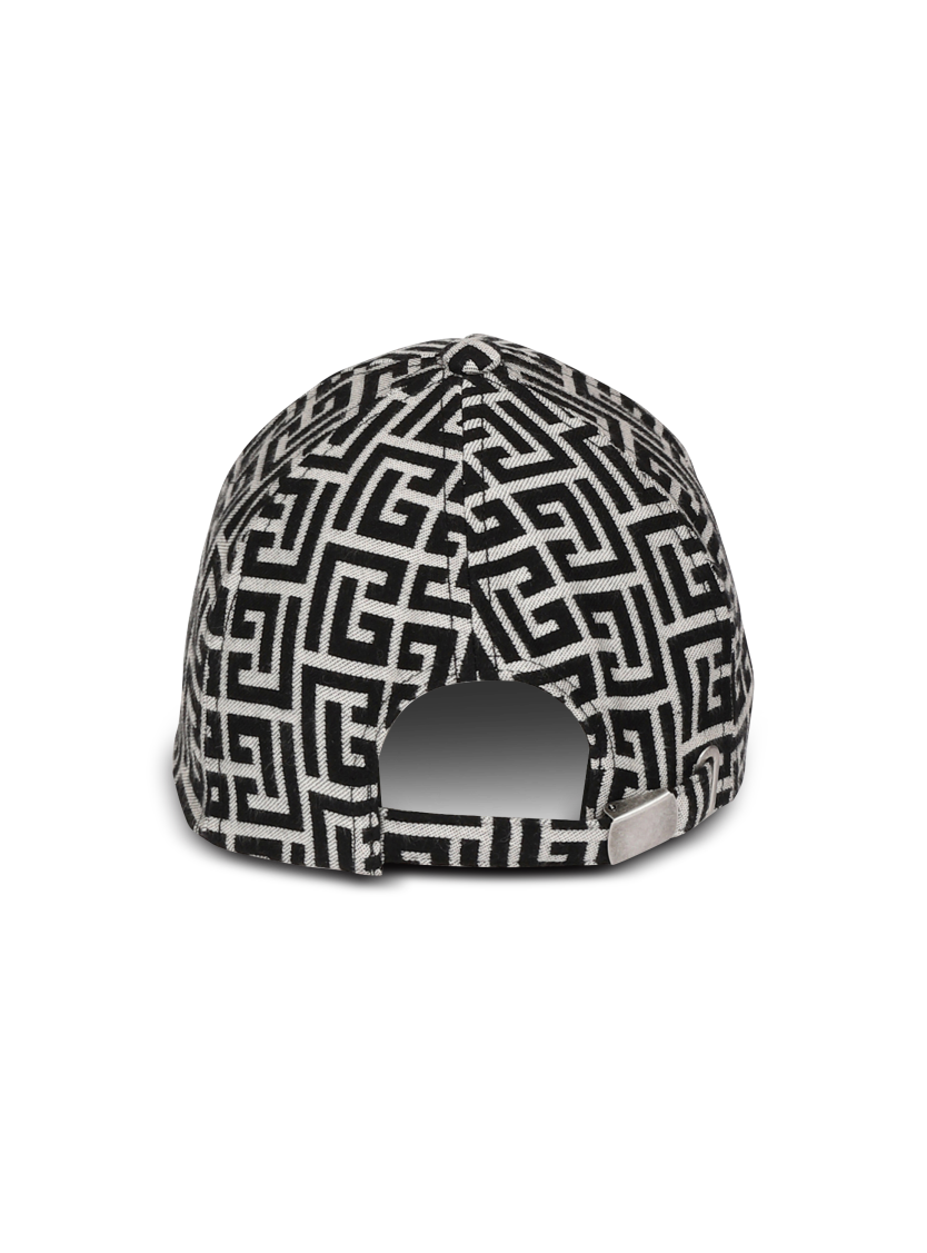 Monogrammed Jacquard Cap