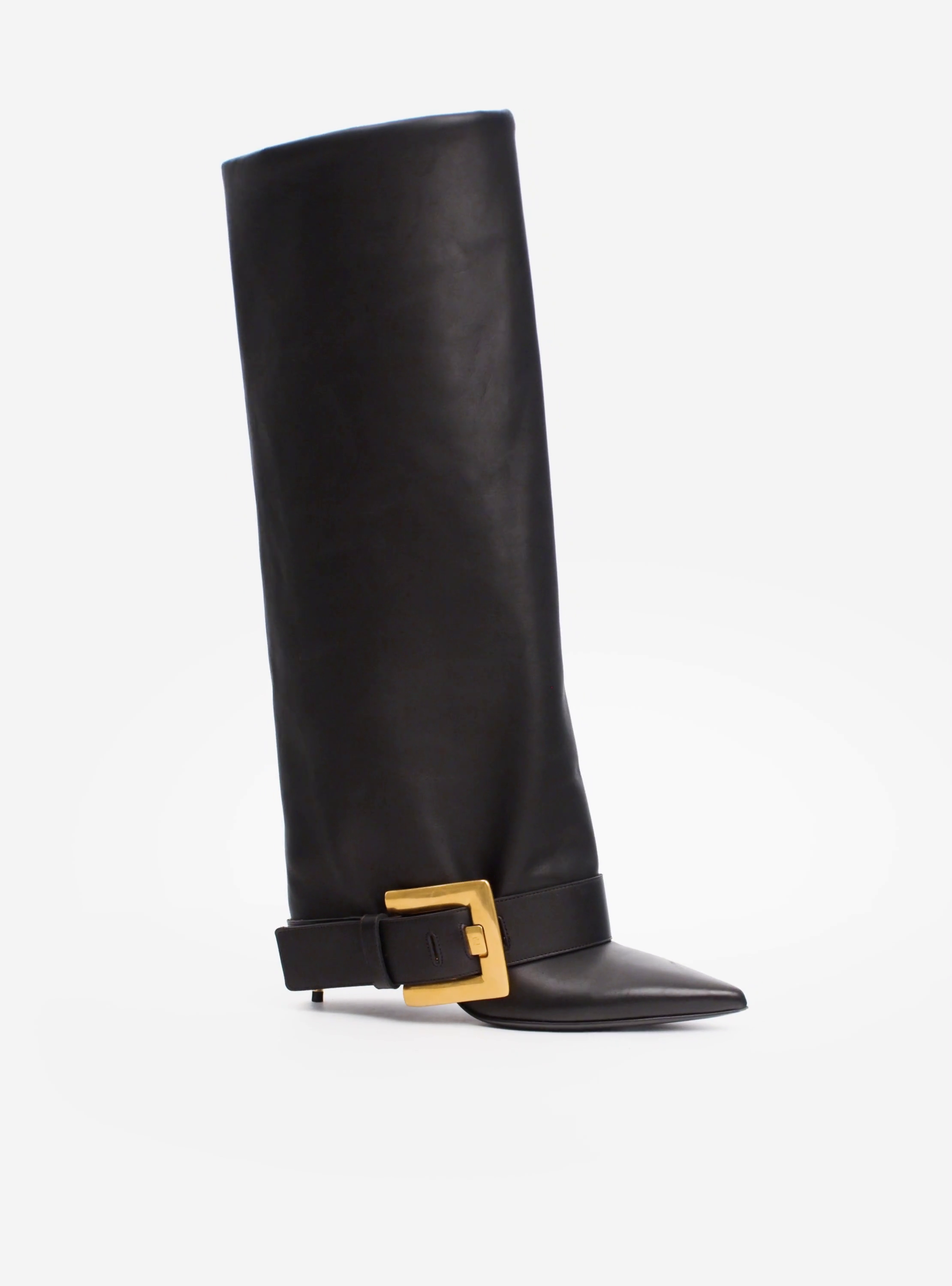 Anthem calfskin leather boots