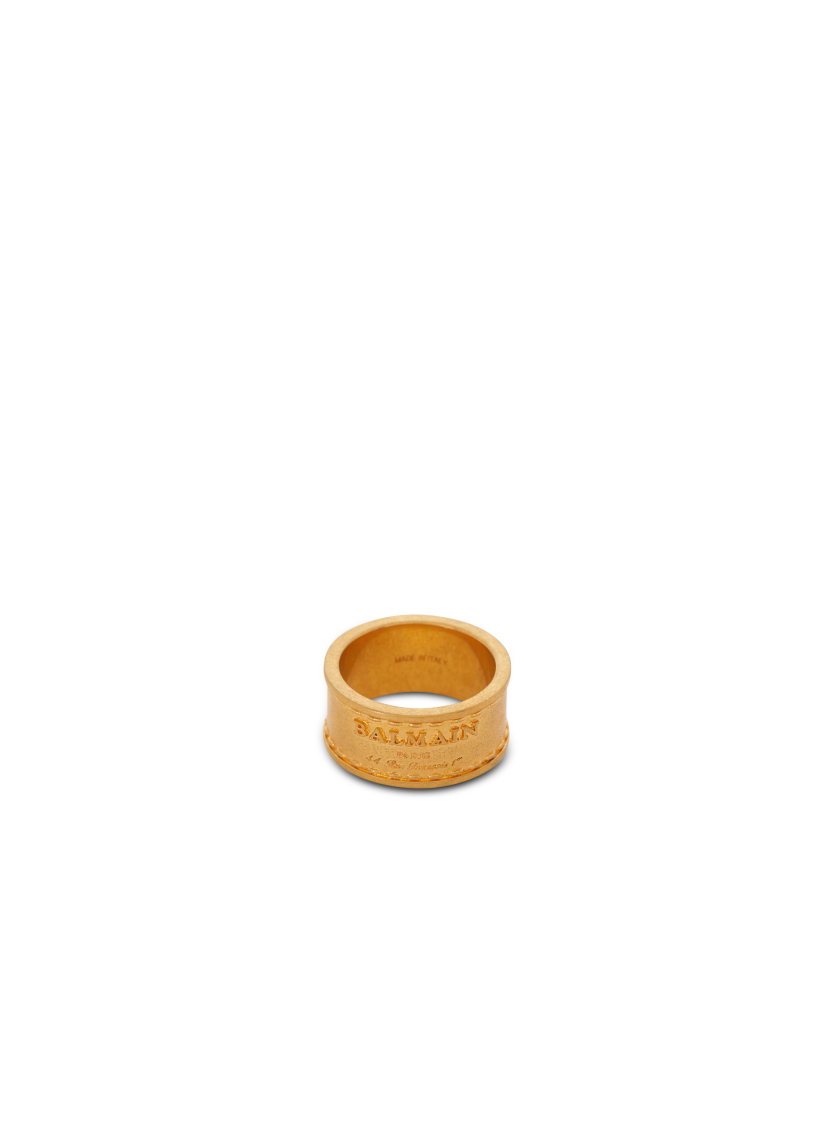 Balmain Signature Tubular ring