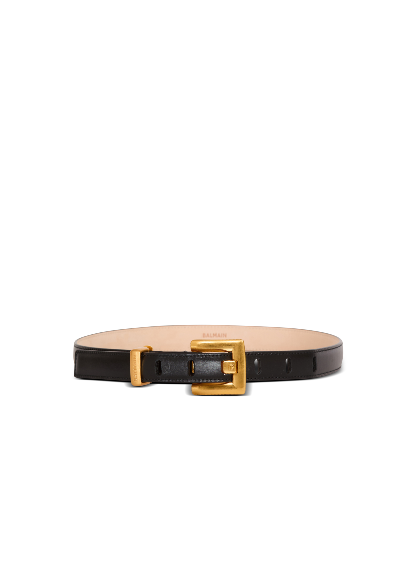 Anthem narrow leather belt