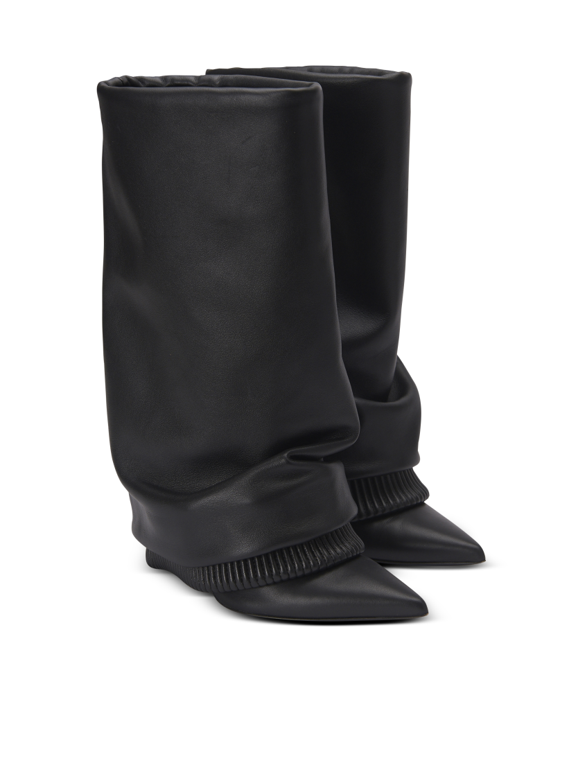Calfskin trouser boots