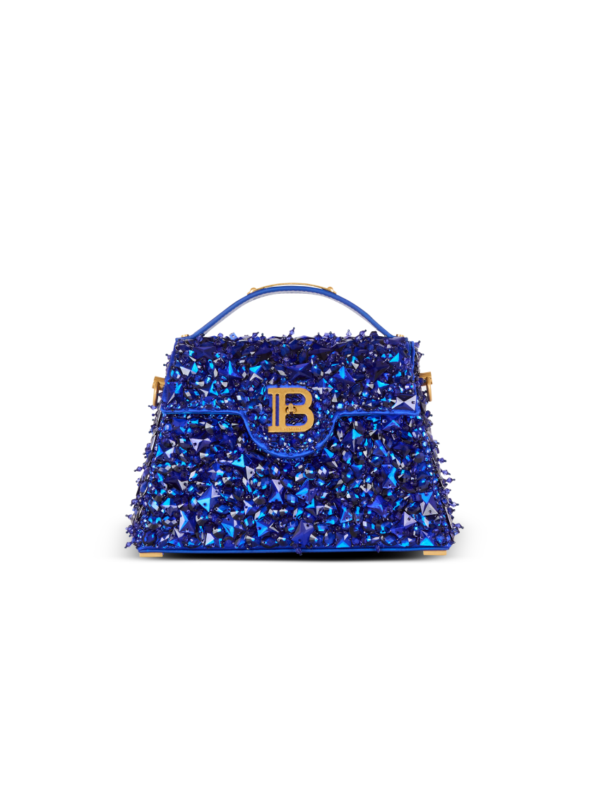 B-Buzz Dynasty bag in leather and embroidered satin