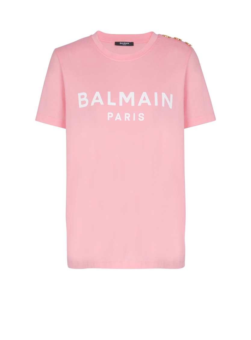 T-shirt with Balmain Paris print