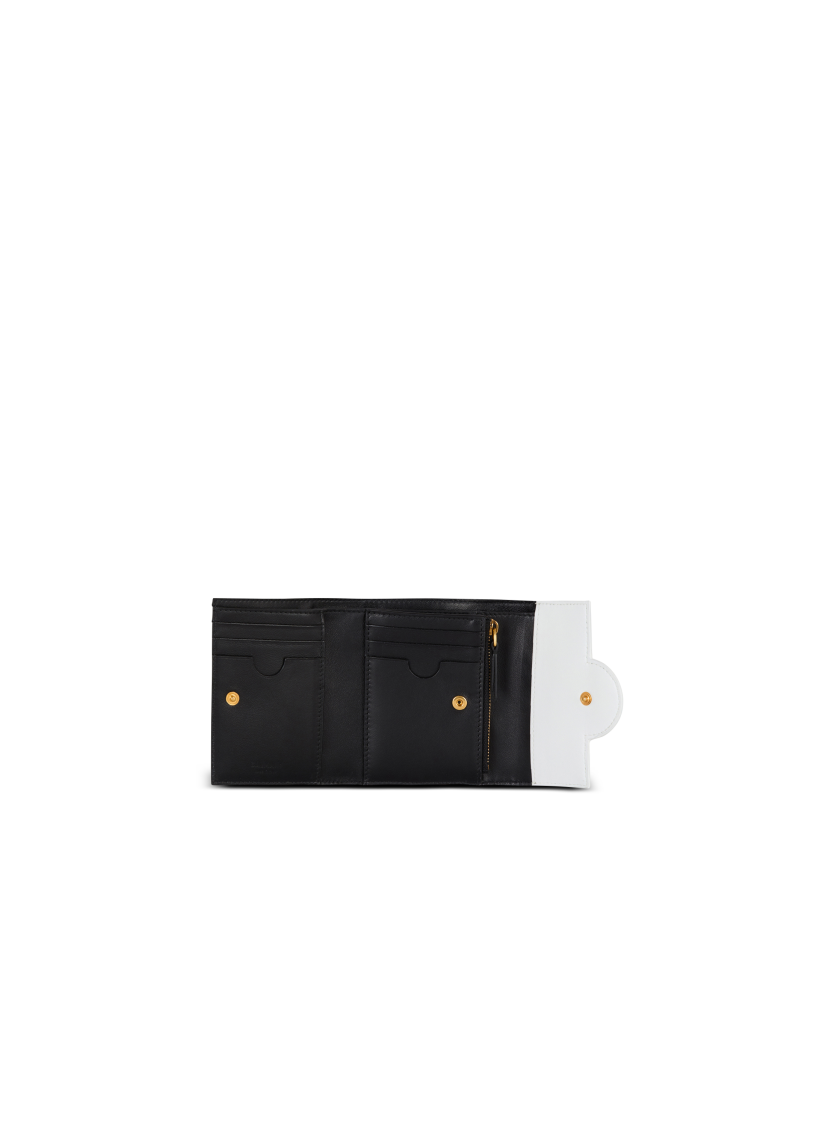 B-Buzz trifold wallet in printed "Love Letter" leather