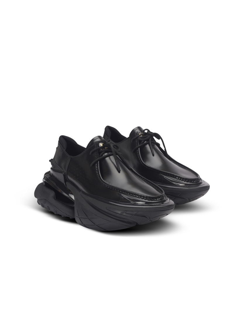 Unicorn glazed leather loafers