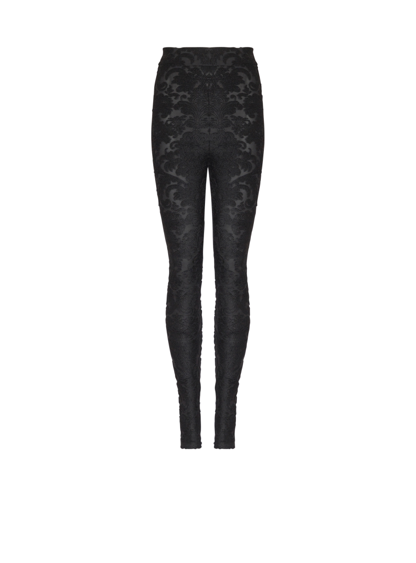 Baroque patterned leggings