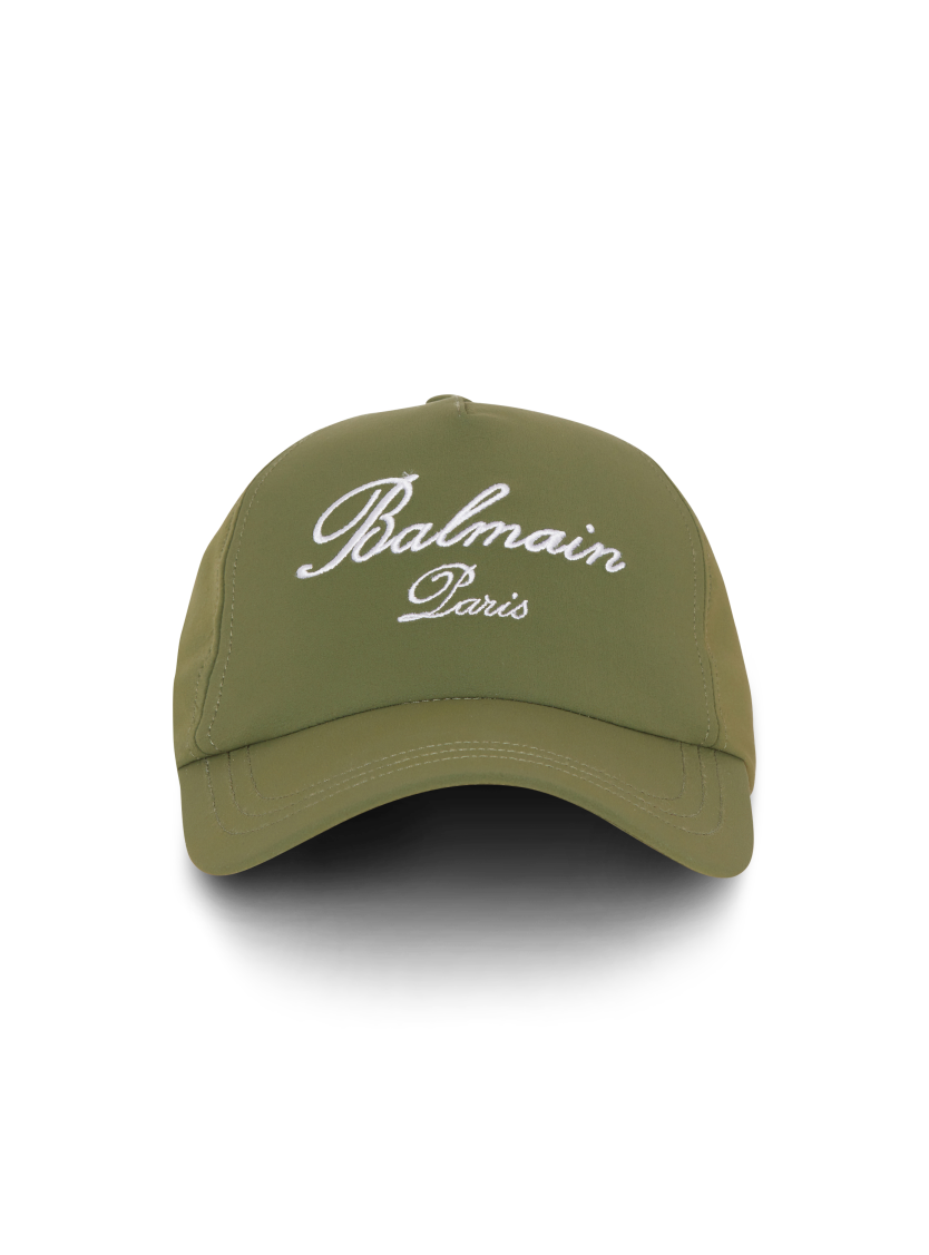 Embroidered Balmain Paris cap