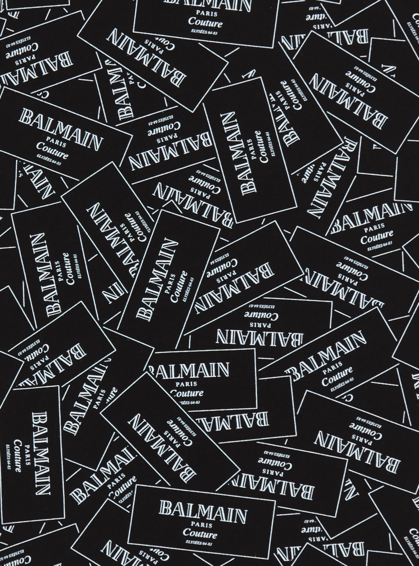 T-shirt with Balmain Couture print